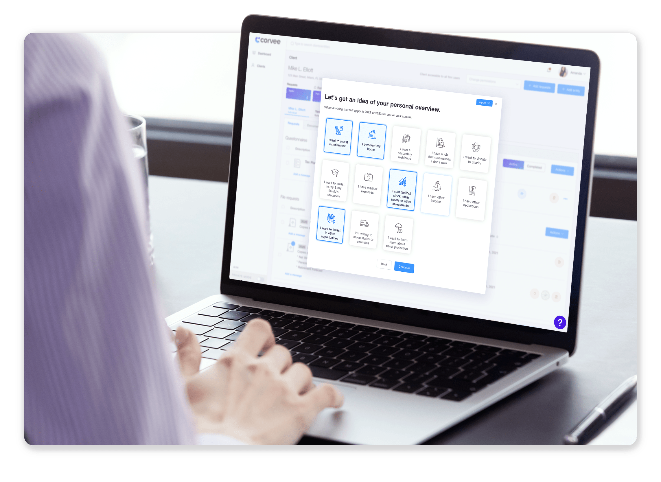 OPEN DEMO Corvee Tax Planning Live 